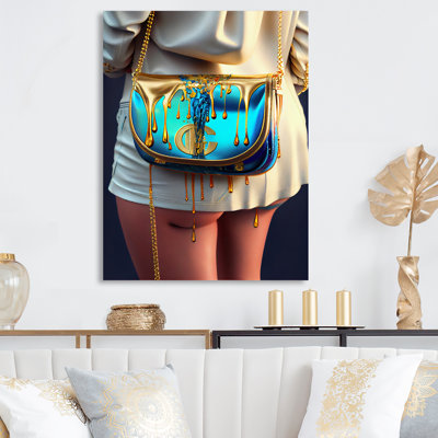 «Fashion Girl Going out Tonight with G», reproduction sur toile