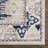 Bindin Oriental Navy Blue Area Rug-426653749