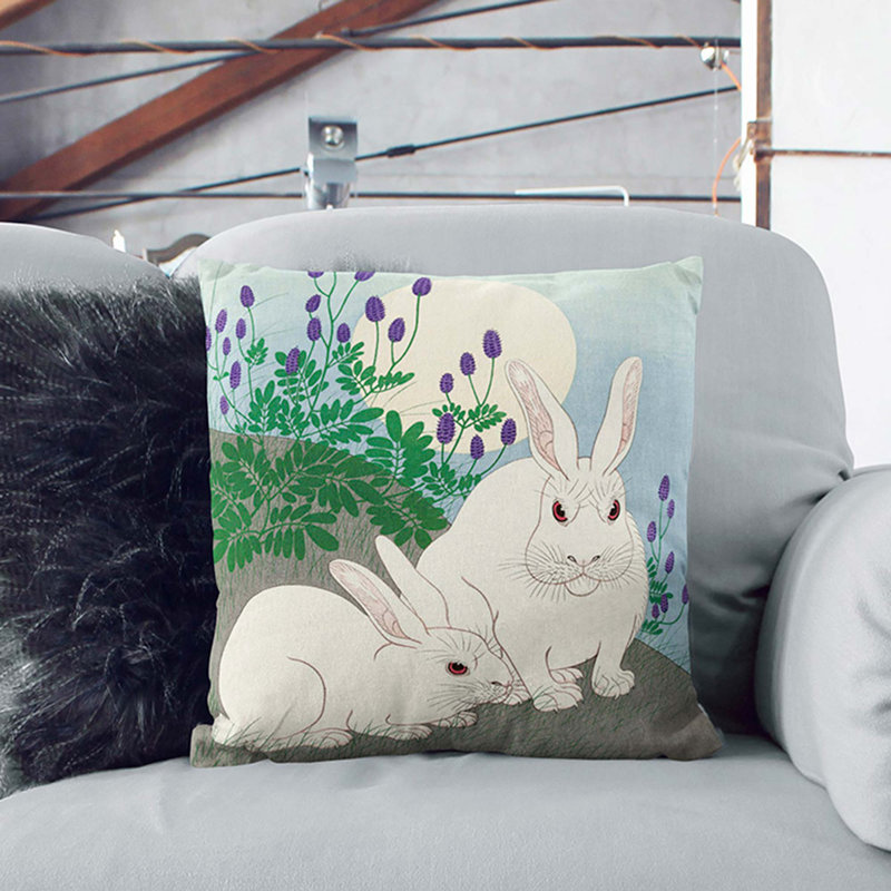 Square Throw Cushion, 55cm H x 55cm W x 20cm D