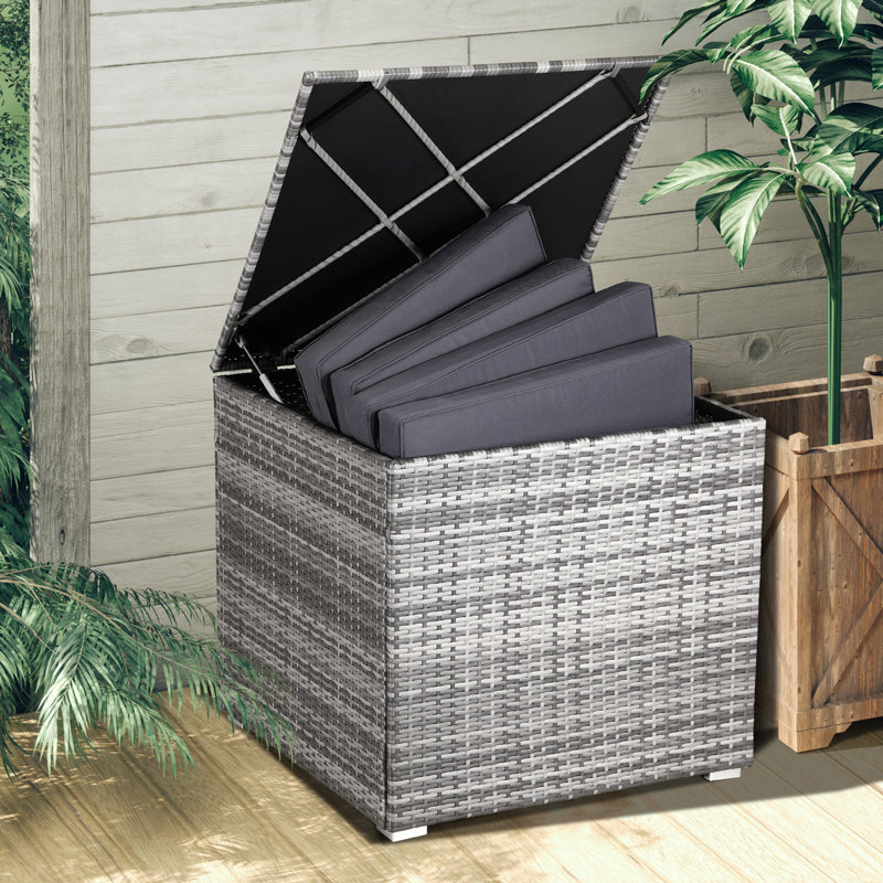 Cammille Dakota Fields 318L Gallon Wicker in Grey