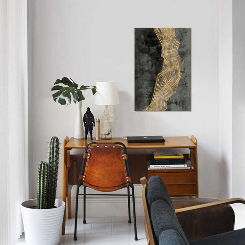 « tissé matrix i », reproduction sur toile, H 12 po x l 8 po x P 0,75 po, Toile tendue, Pas de tapis