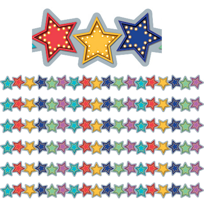 Bordure en forme d'étoile