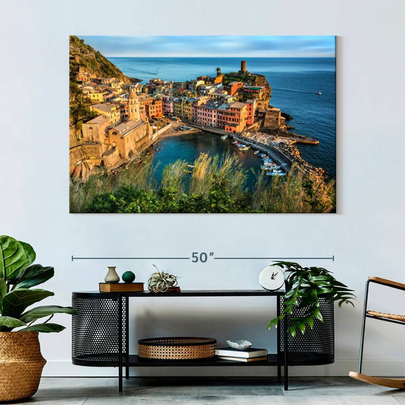 Gillard Vernazza dans les Cinque Terre, H 34 po x l 51 po