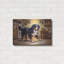  «Bernes Mountain Dog In The Kitchen» par Rich Monet, art mural en métal, 24 po x 16 po