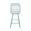 Tabourets de bar beiges modernes avec structure en fer et coussins (lot de 2) - Cadre et coussins