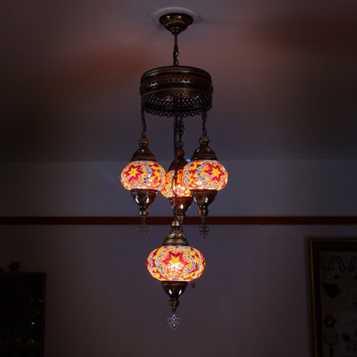 Karlie 4 - Light Bronze Cluster Pendant