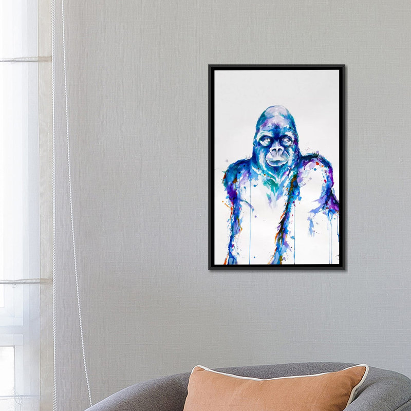 « oid âme » par marc allante, reproduction d’art sur toile, H 26 po x l 18 po x P 1,5 po, Toile avec cadre noir, Pas de tapis