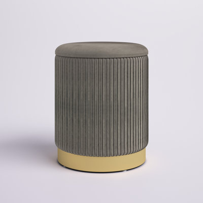 Velvet Ottoman