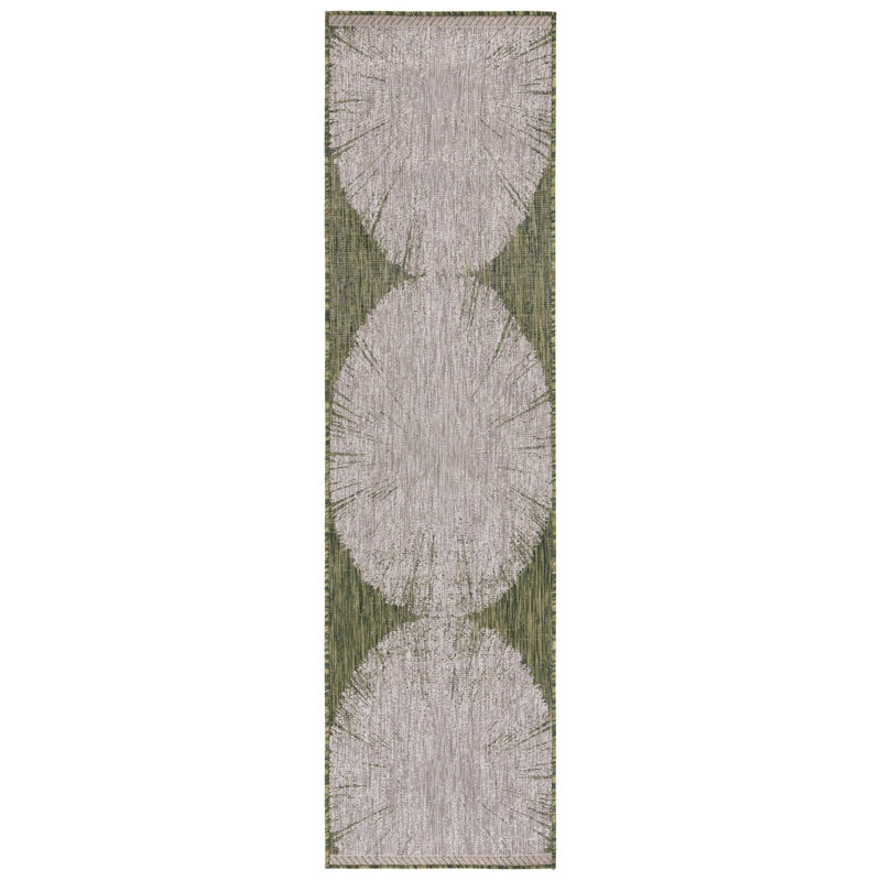 Damini Performance Abstract Indoor/Outdoor Area Rug, Runner 2'3" x 8'