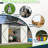 Outdoor Storage Shed 10x10 Ft, Metal. Lockable Doors & Frame. Enhanced Ventilation Waterproof. Black. Suits Lawn, Backyard, Patio Demands Strong Structure For . , Ventilated, Ideal