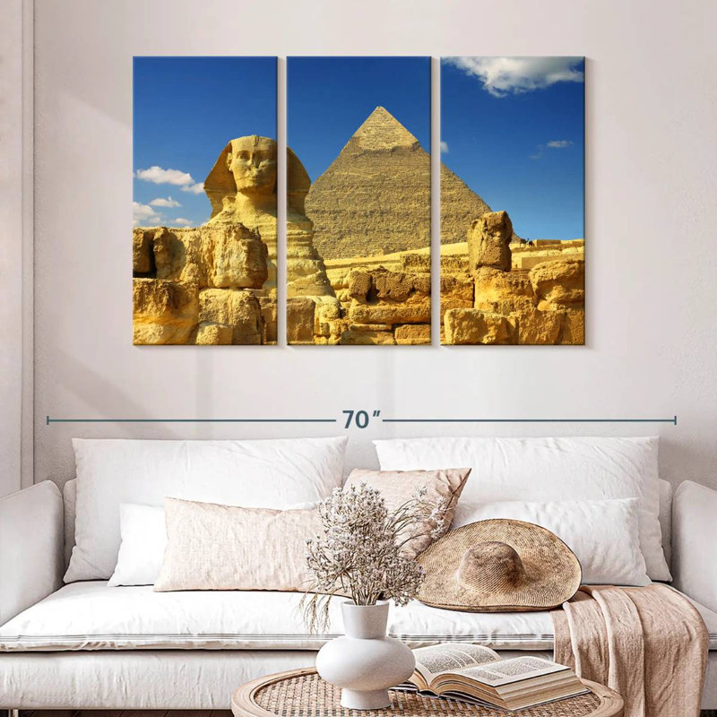 Adella Sphinx In Giza, 32" H x 50" W