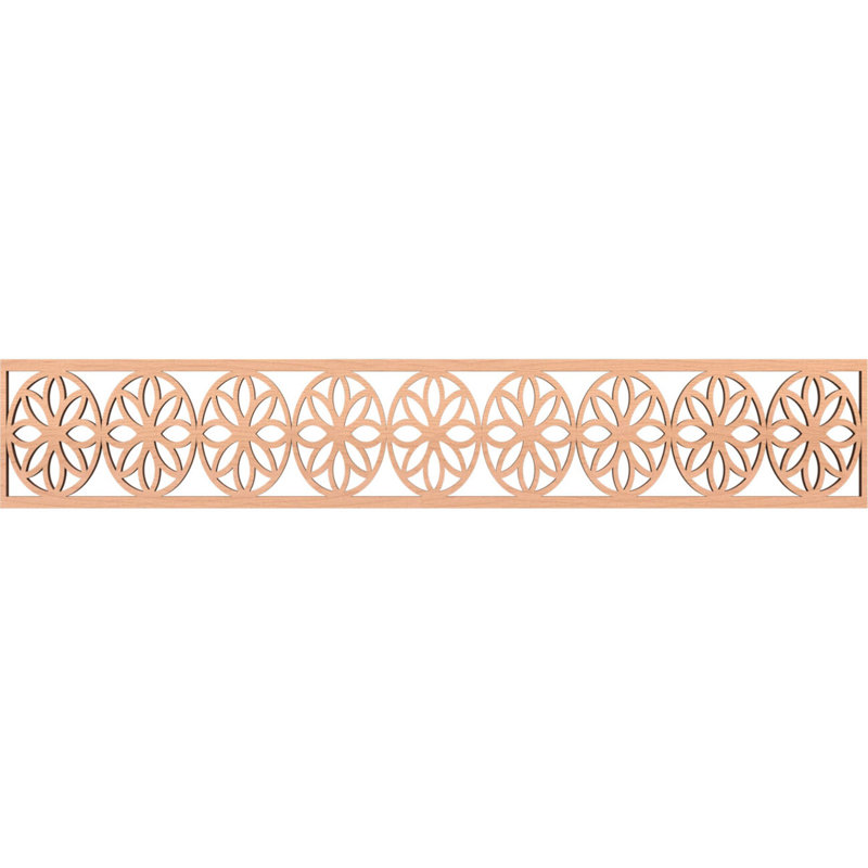 Moulure Blume, H 8 po x l 46,625 po x P 0,375 po, Aulne