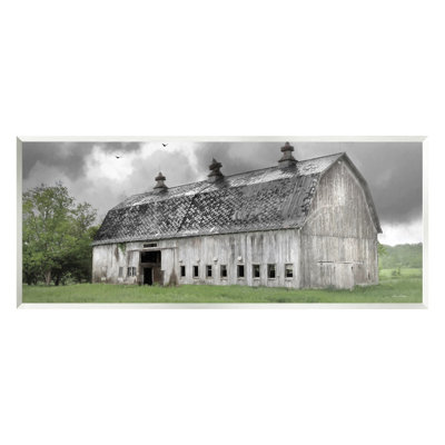 " Farmland Barn Overhead Clouds " Color Photography Print