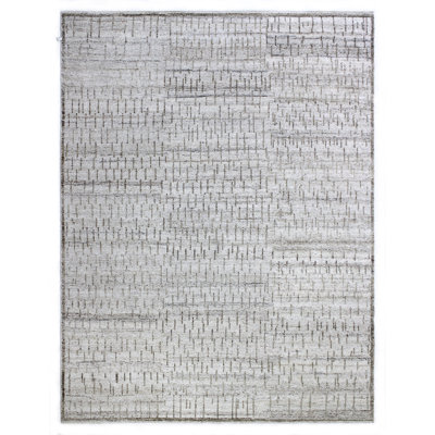 Hand Knotted Abstract Indoor Rug
