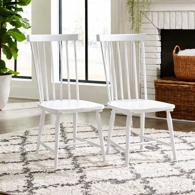 Chaise d'appoint Akarsh Meigs, Blanc