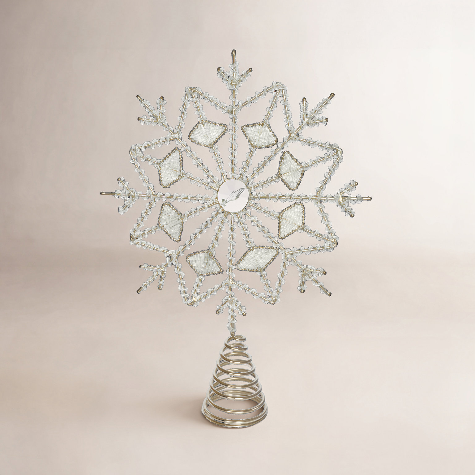 Everly Quinn 11" Glass Tree Topper