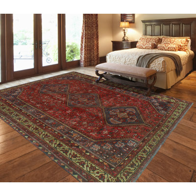 Keilin One-of-a-Kind 7'0" X 10'4" 1980s Wool Area Rug in