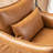 Mid-Century Modern Black Leatherette Armchair With Gold Trimmed Metal Legs And Side Pocket-1809113809