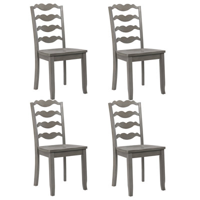 36'' H Classic Design Solid Wood Side Chair