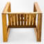 Ensemble de chaises longues d'extérieur en bois massif-262670115