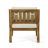 2 Piece Patio Club Chair (Teak+ Beige)