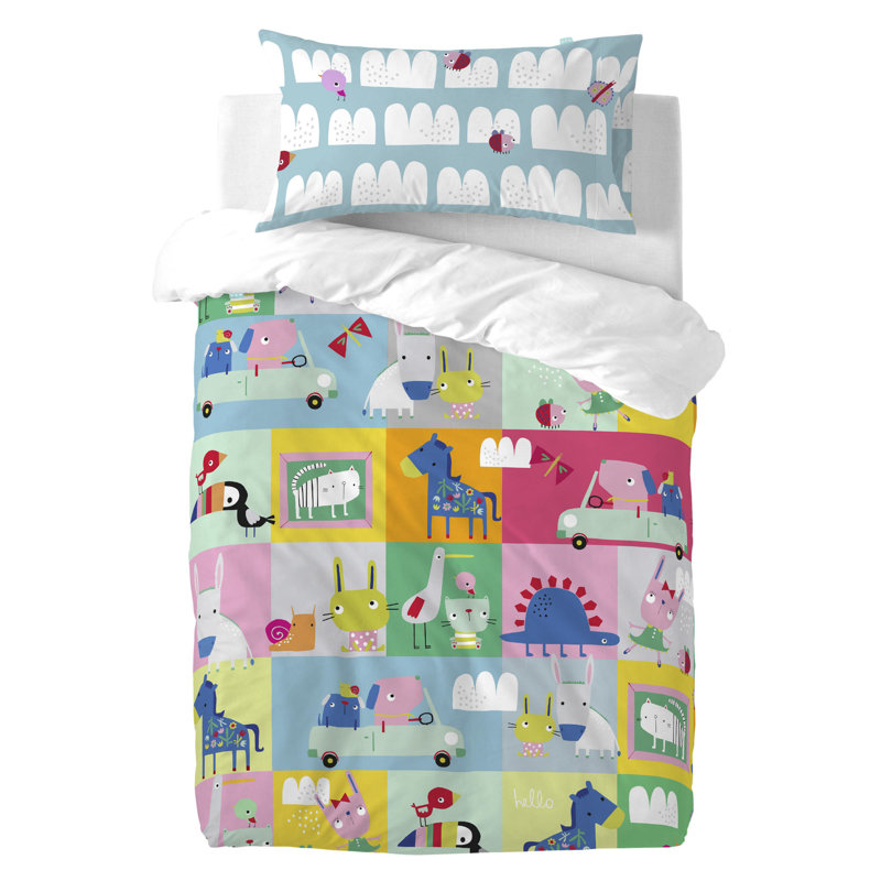 Faysal 2 - Piece Cot Bedding Set, 100cm W x 135cm L