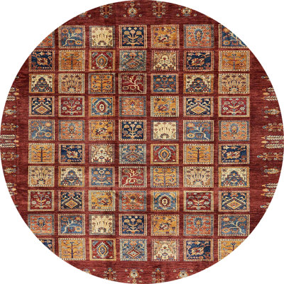 Wool Abstract Indoor Rug