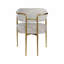 Fauteuil en chenille et or (ensemble de 2)
