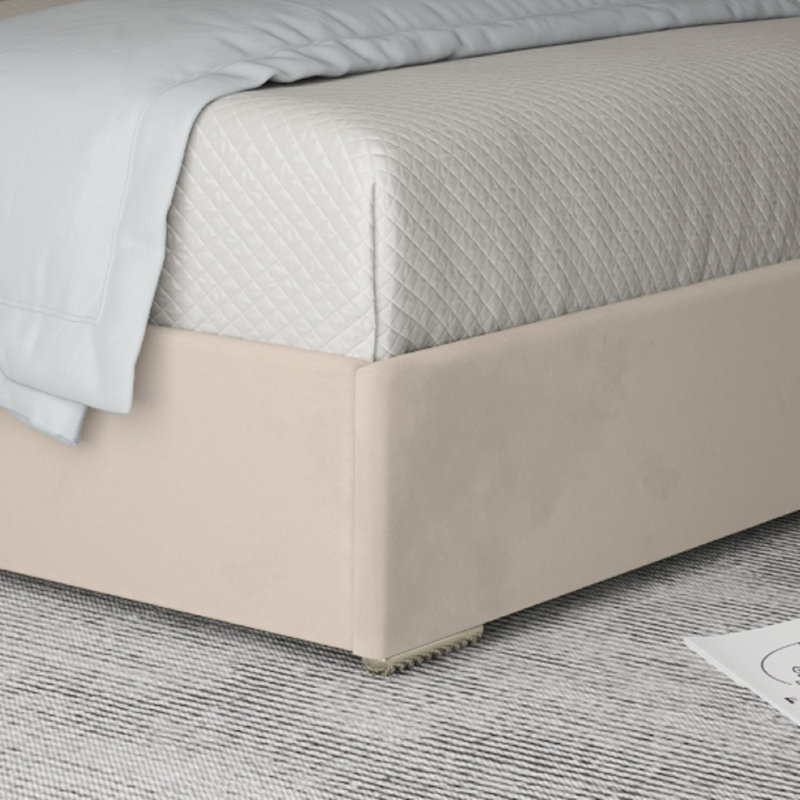 Anatolija Upholstered Bed, Double (4'6), Beige