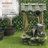 39"H Water Well Fountain with LED Lights for Patio
