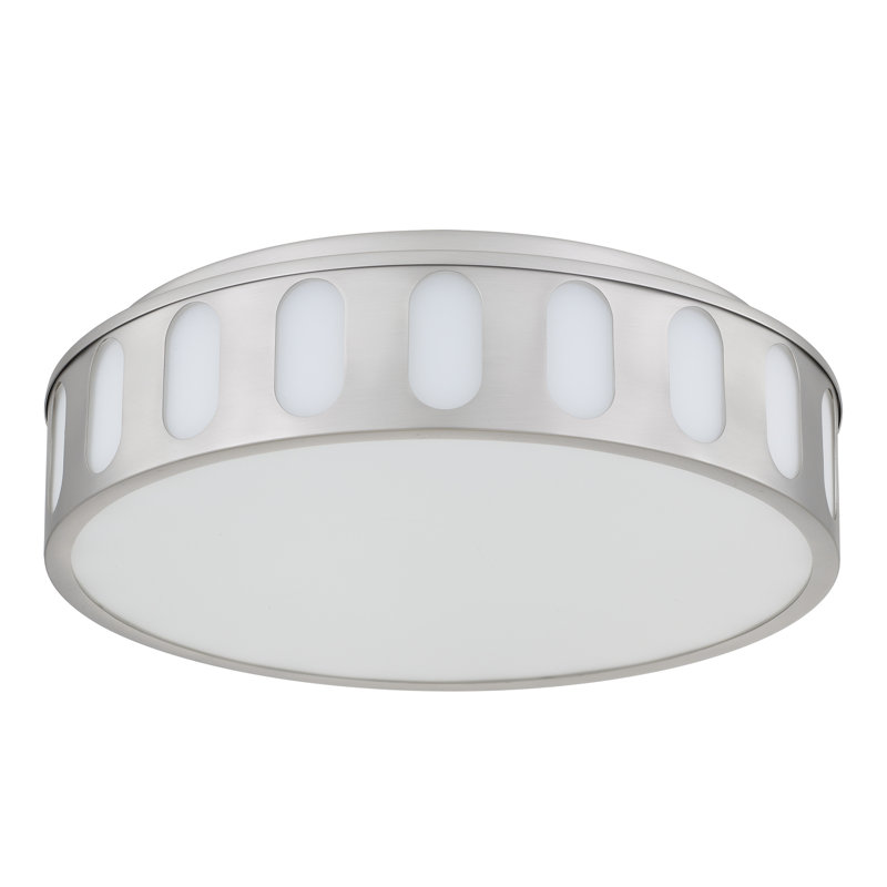 Brushed Nickel LED Flush Mount