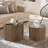 Alvertia Modern Wood Coffee Table set , End table, side table,Ottoman,nesting table-635033617-657995730