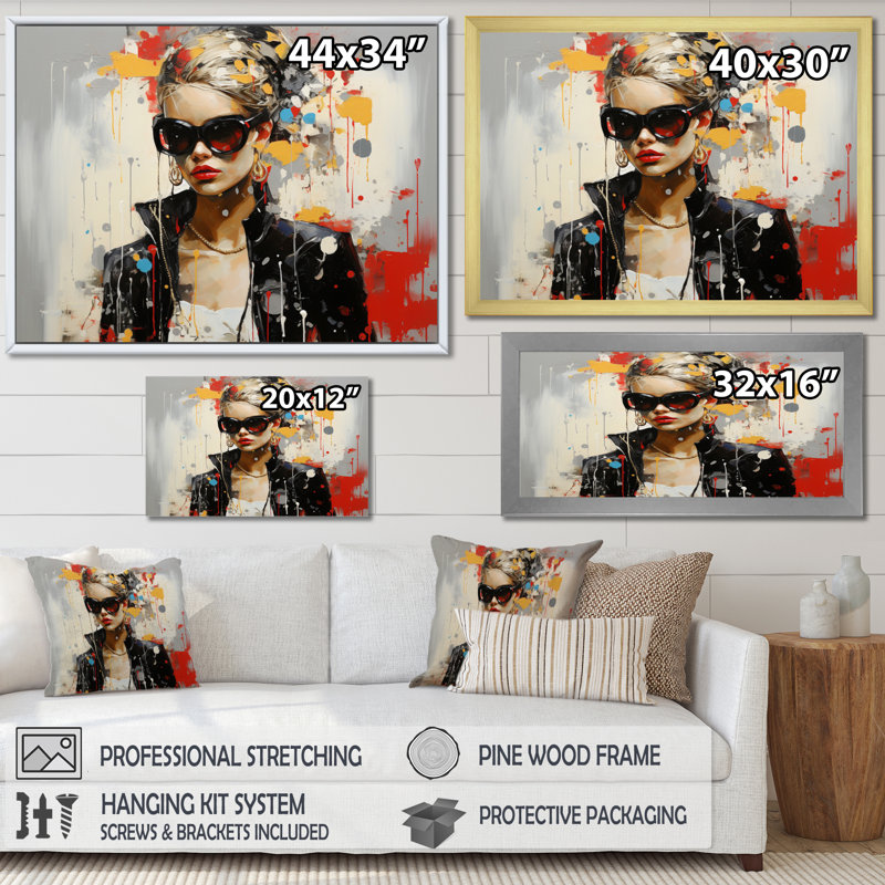 " Fashions Finest ", Toile tendue, H 24 po x l 32 po x P 1 po