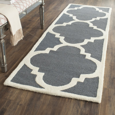 Cannen Cambridge Hand Tufted Wool Geometric Rug