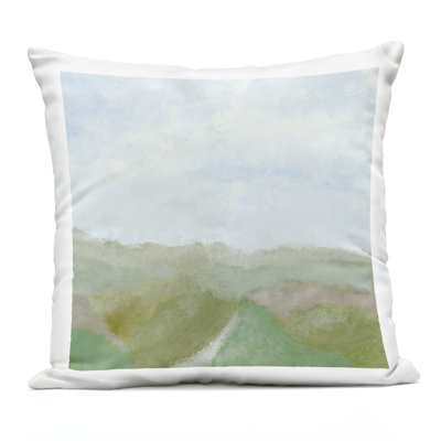 Love Is My Valley Outdoor Printed Pillow design by J:L Design
