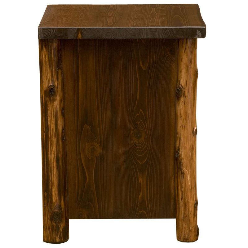 Adirondack 19'' W Wood Nightstand