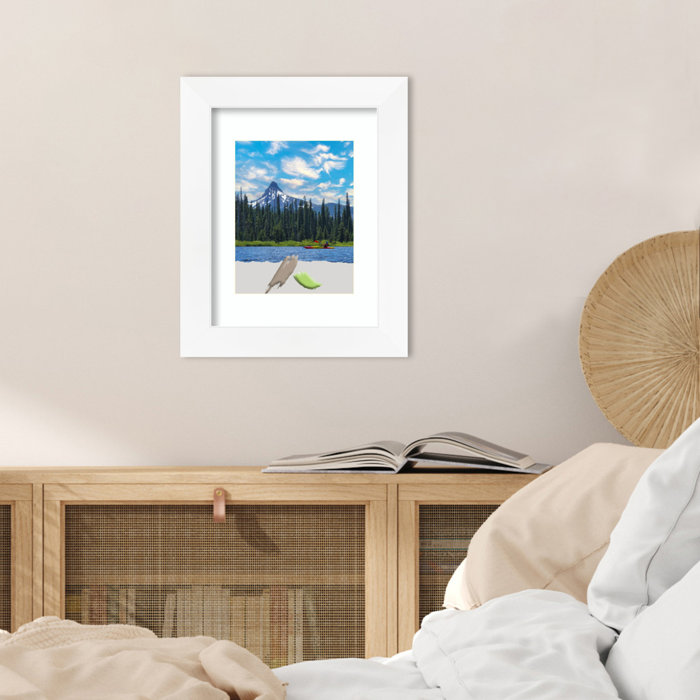 Latitude Run® Neosha White Narrow Picture Frame, Photo Frame, Art Frame ...