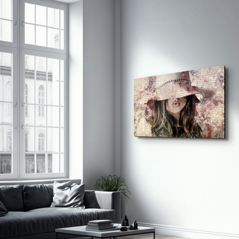 Elegant Tempered Glass Wall Art Painting, 13.8 x 21.7 inches | 100% Tempered Glass, Thickness: 0.16 inches | UV Printed for Vibrant Colors | Perfect for Home Decor, Living Room, & Office Spaces