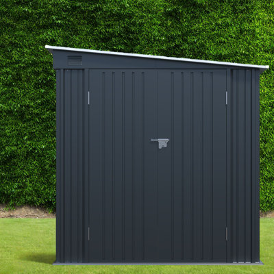Space-saving Steel Sheds, Compact Modern Design For Patios