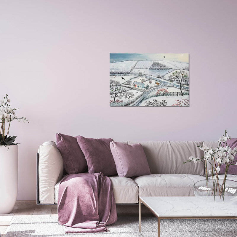 «Winter Hills» par Jo Grundy - impression sans cadre, H 16 po x l 24 po x P 0,25 po