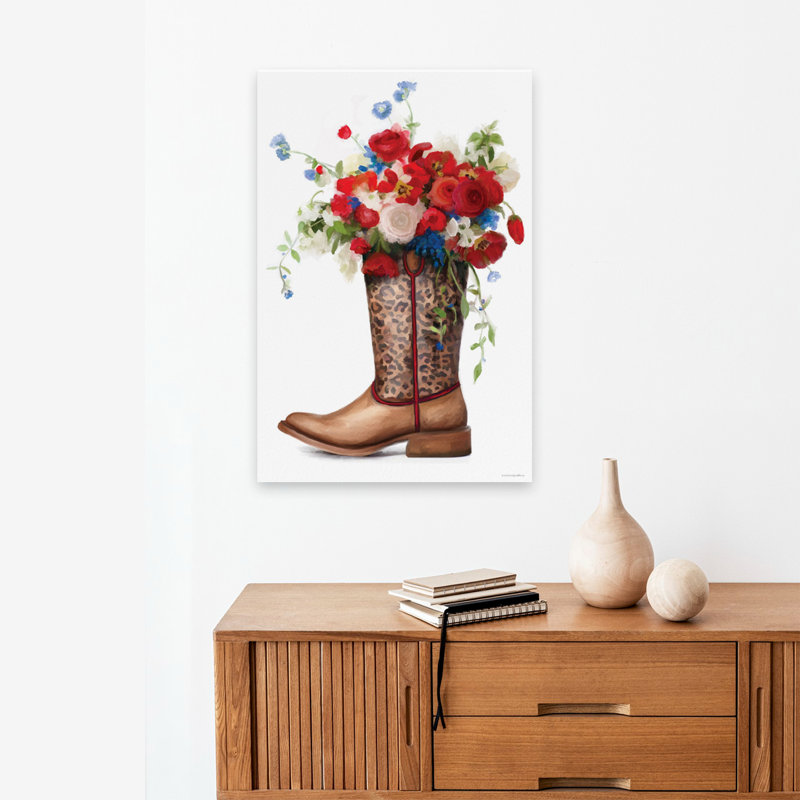 «Fourth of juillet Rodeo Queen - Contemporary Village Landscape Architecture Art», H 24 po x l 16 po