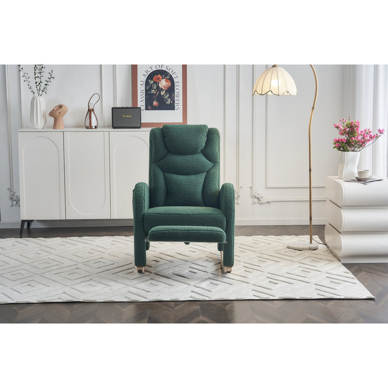 Chaise berçante Teddy, Vert