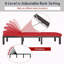 Chaise longue rembourrée réglable en rotin Dizzie-1728108773