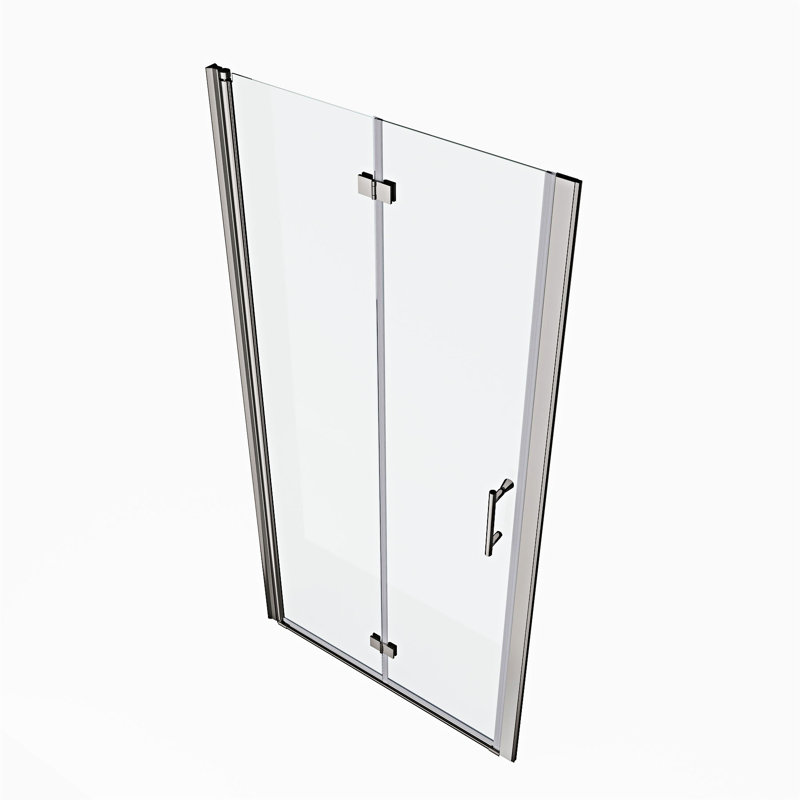 Universal Pivot Shower Door, Chrome