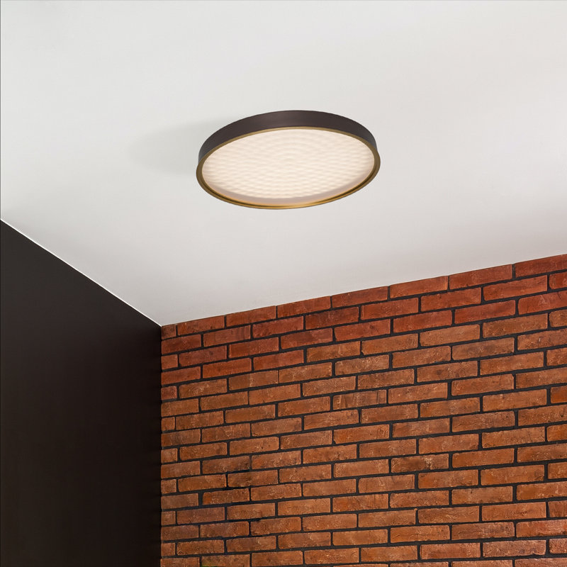 Plafonnier encastré 1 lumière DEL 15,91 po