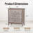 Angulo 3 -Drawer Accent Chest