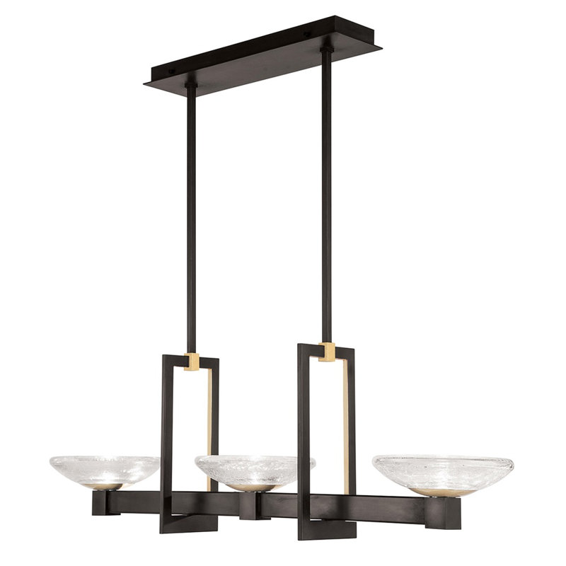 Delphi 6 - Light Kitchen Island Pendant, Black