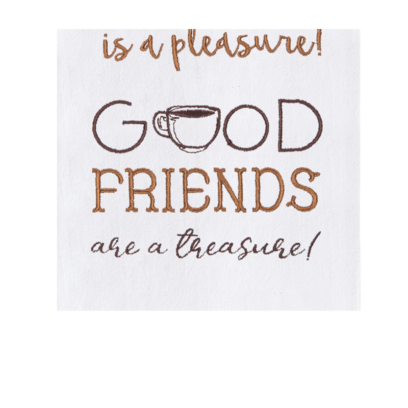 Good Coffee Is A Pleasure Serviette