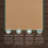 Nannette Handmade Dark Beige Berber with Green Cotton Border Made in the USA Area Rug-1308903007