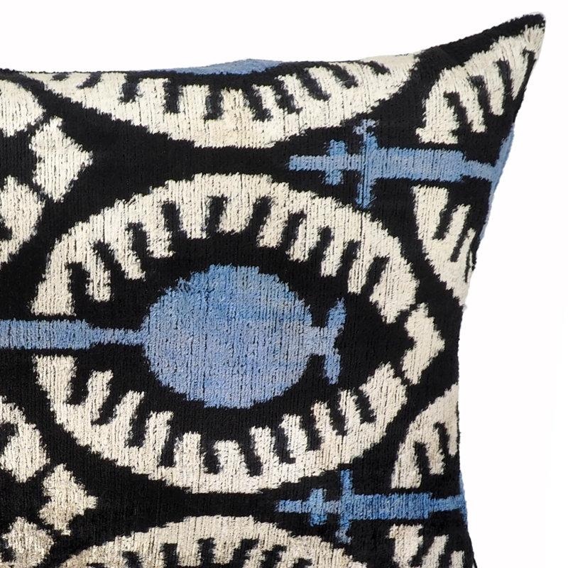 Ikat Silk Pillow Cover